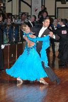 Michael Burton & Martina Wuttig at The Imperial Ballroom and Latin American Championships 2004