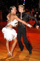 Derek Hough & Aneta Piotrowska at The Imperial Ballroom and Latin American Championships 2004