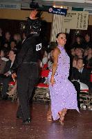 Roman Chechel & Olessia Kaluzhnaya at Blackpool Dance Festival 2004