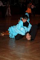 Valentin Chmerkovskiy & Sandra Udis at Blackpool Dance Festival 2004