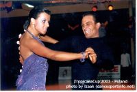 Nedas Grigaliunas & Olga Kosmina at Tropicana Cup 2003