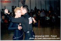 Marcin Wrzesinski & Anna Glogowska at Tropicana Cup 2003