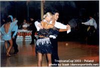 Michal Skawinski & Agnieszka Pomorska at Tropicana Cup 2003
