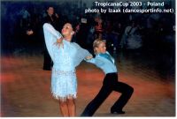 Derek Hough & Aneta Piotrowska at Tropicana Cup 2003