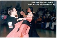Vaidotas Lacitis & Paulina Glazik at Tropicana Cup 2003